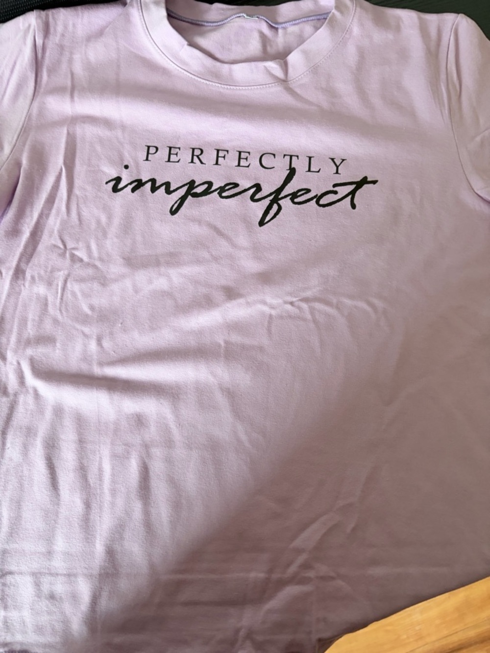 Perfectly Imperfect Lilac Graphic Tee